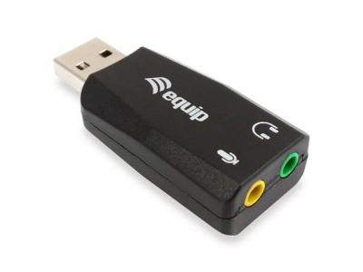 Audio adaptér, 3,5 mm jack-to-USB prevodník ,, EQUIP "Life"