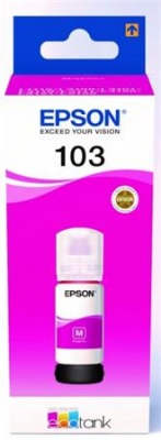 T00S34A náplň do tlačiarní EcoTank L3110, L3150, L1110, EPSON 103, červená, 65 ml