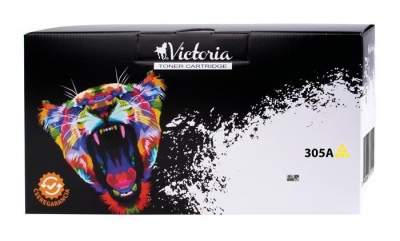 CE412A toner do tlačiarne LaserJet Pro 300 MFP M375, VICTORIA TECHNOLOGY, 305A, žltá, 2,6k