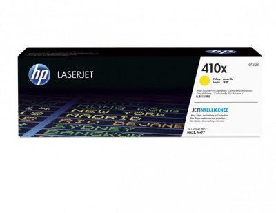 CF412X Toner k tlačiarňam ColorlaserJet M452/477, HP, žltý, 5k