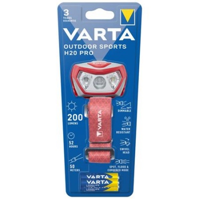 Batéria, LED, do extreriéru, VARTA "H20 Pro"